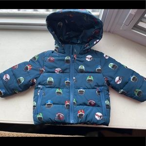 Stella McCartney football baby boy winter puffer